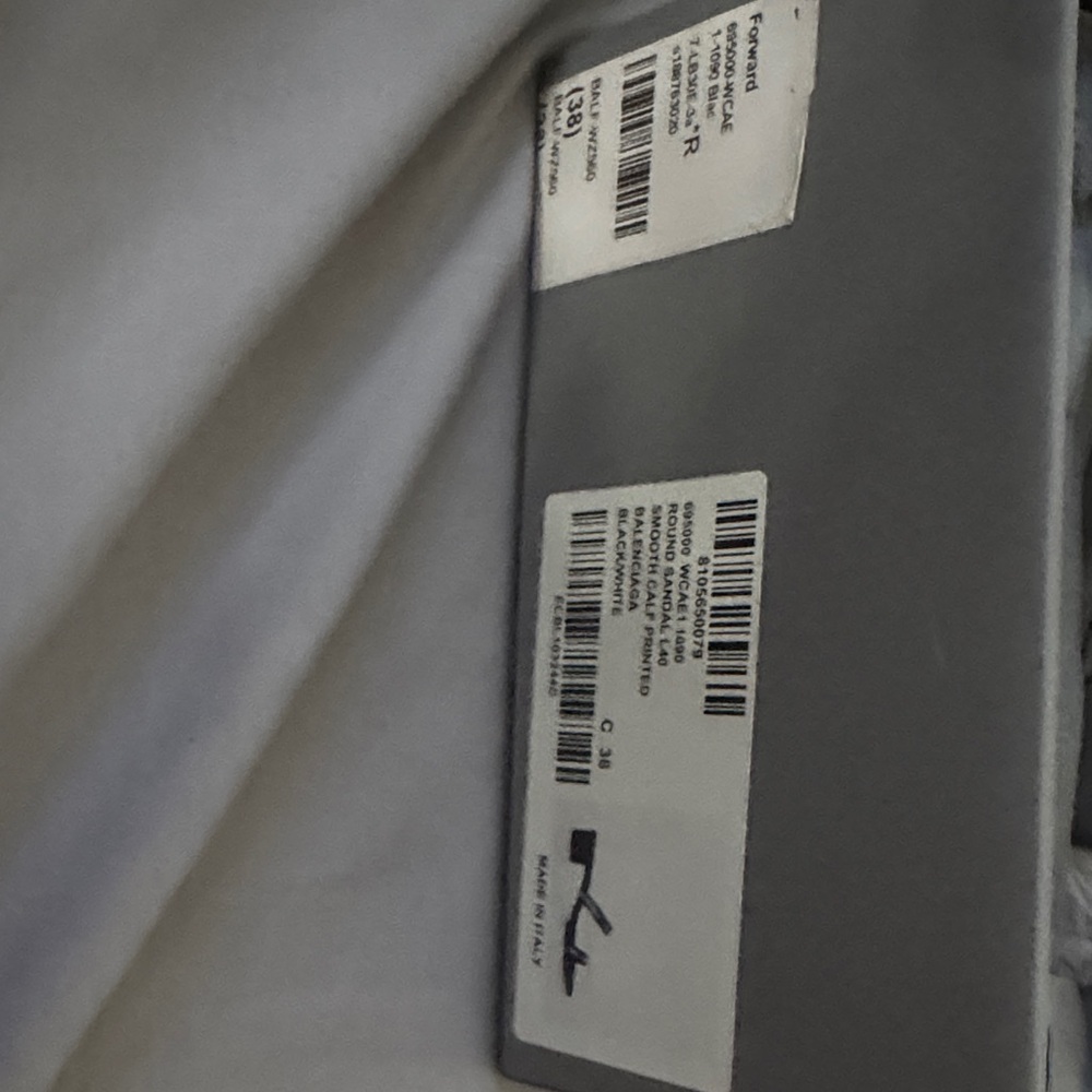 Balenciaga Elegant Gray Sandals
